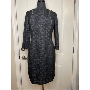 Christin Michaels Black & Gray Dress
